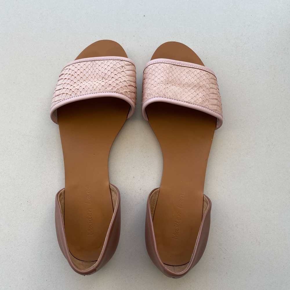 ❗️SOLD❗️Maiden Lane Leather D’Orsay Flats